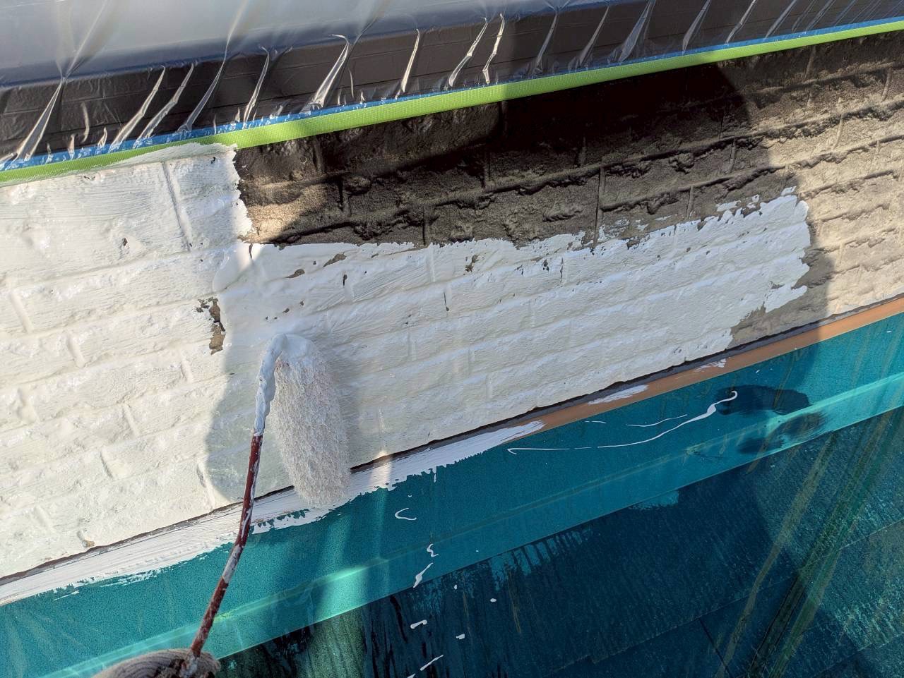 田辺市 屋根・外壁塗装 下塗り工程④