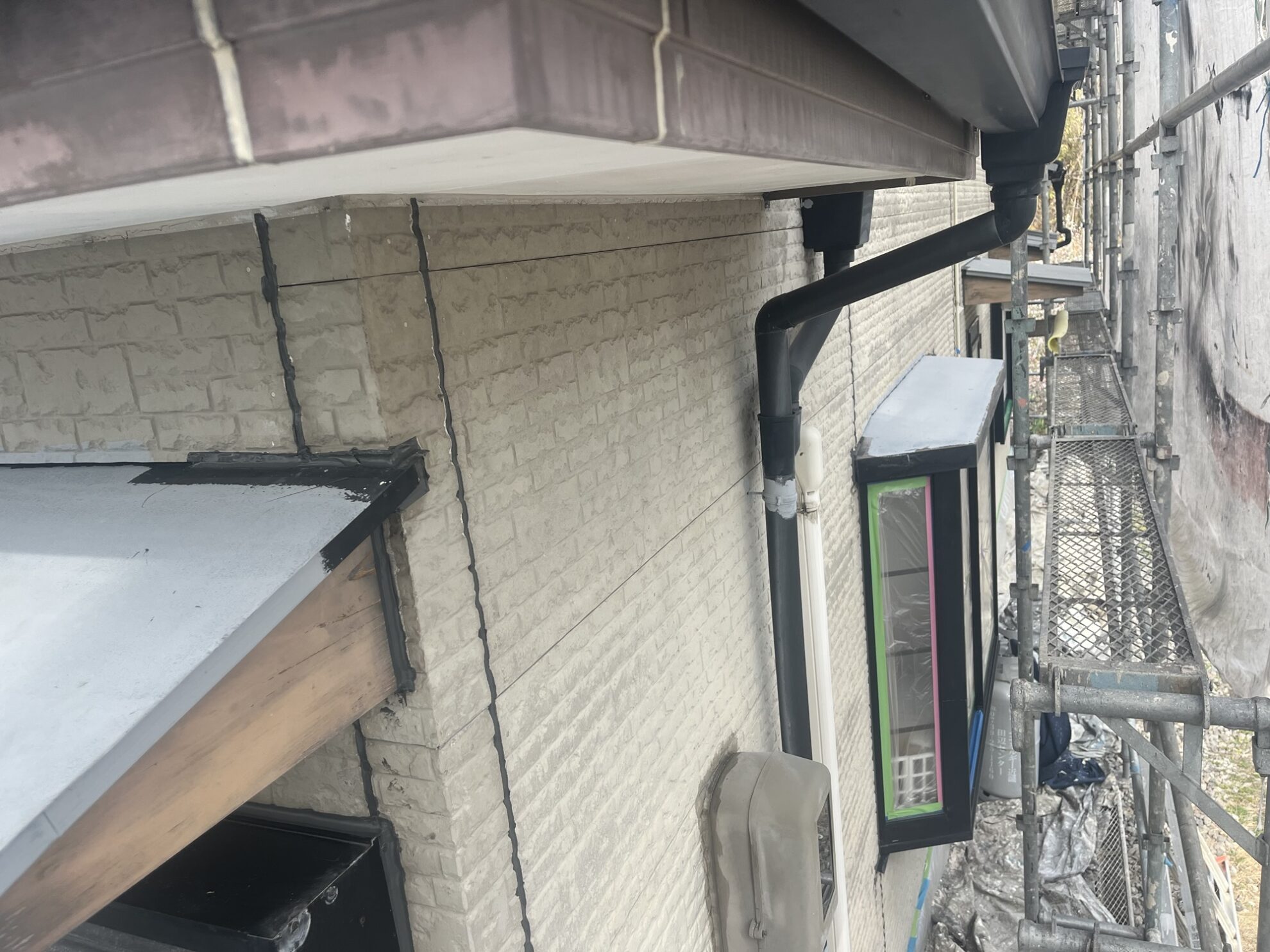 田辺市 外壁塗装 外壁コーキング完了